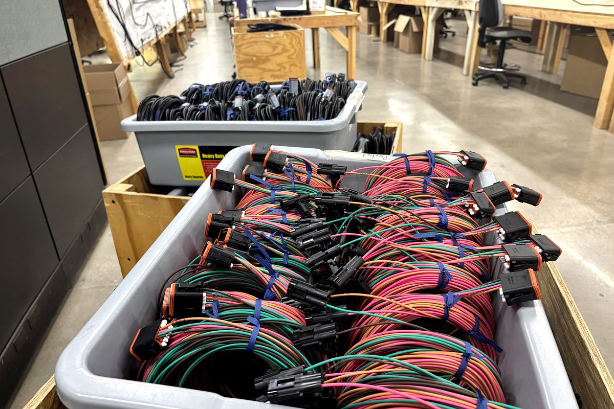QCS wire harnesses — multi-circuit assemblies with Deutsch connectors